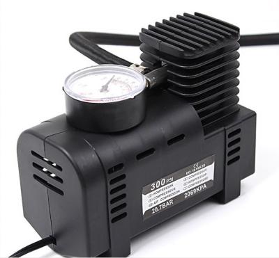 China Weight 0.8 Kgs Portable Car Air Pump DC 12V 250 Psi Pressure With Watch for sale
