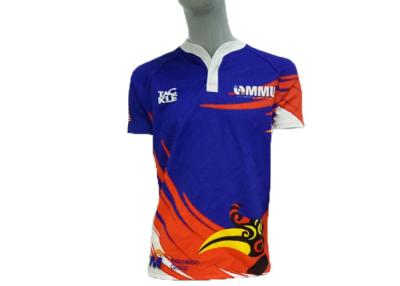 China Sublimação completa da camiseta feita sob encomenda da união do rugby sua própria tinta de Itália do logotipo/número à venda