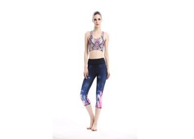 Chine Les collants actifs de compression de sports d'usage de forme physique de polyester ont sublimé le pantalon de yoga de Lycra de femmes à vendre
