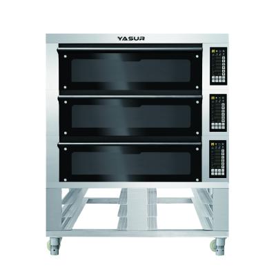 China Bolio Bakery Deck Oven Yasur 3 Deck 9 Tray 18