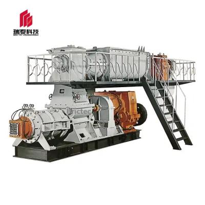 China Brick Making Machinery VP50B Fully Automatic Mud Vacuum Extruder Hollow Red Clay Brick Making Machinery for sale