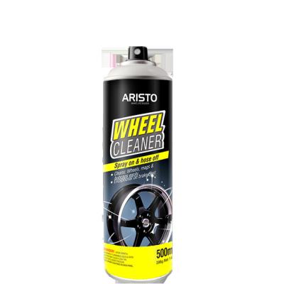China Aristo 500ml Wheel Cleaner Spray Car Cleaner Spray For Glass Alloy Plastic Hub for sale