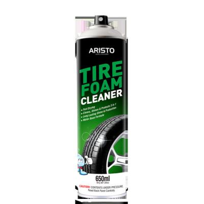 China Aristo Tire Cleaner Spray Tire Foam Cleaner 600ml Automotive CTI for sale