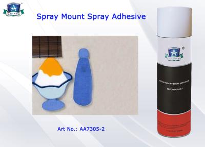 China Repositional Spray Mount Adhesive for Paper / Plastic / light Metal or light Glass Material for sale