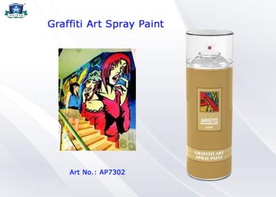 China Aerosol Acrylic Art Graffiti Spray Paint Cans for Artist with Normal , Fluo , Metallic Color for sale