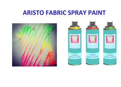 China Colorful White Black Silver Fabric Paint Spray for Textile DIY T Shirt Use Eco - friendly for sale