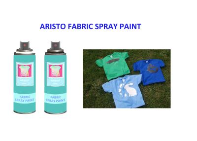 China Espray lavable de la pintura de espray de la tela 200ml para la resistencia ULTRAVIOLETA de la camiseta y la sequedad rápida en venta