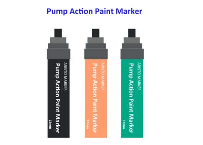 China 12mm Pump Action Paint Marker Pen for sale