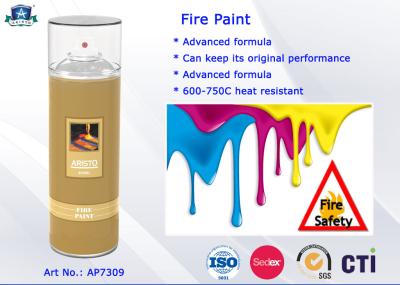 China Heat Resistance Acrylic Spray Paint  / Silicone Resin Fireproof Paint Spray 650℃ ~ 700℃ for sale
