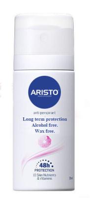 China Aristo Personal Care Products Wax Free Alcohol Free Anti Perspirant Spray 150ml OEM à venda