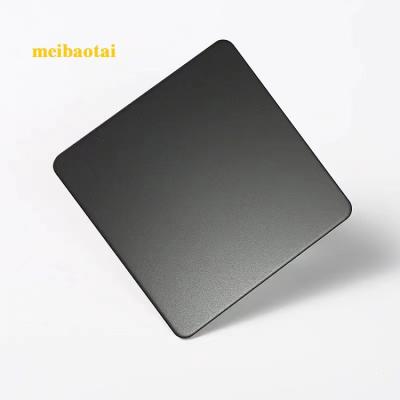 China SS304 201 Black Rose Gold Sandblast Stainless Steel Color Plate 1219x2438mm for sale