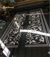 China Flower Etched Stainless Steel Sheet , Ss 304 Sheet 2438mm Size for sale