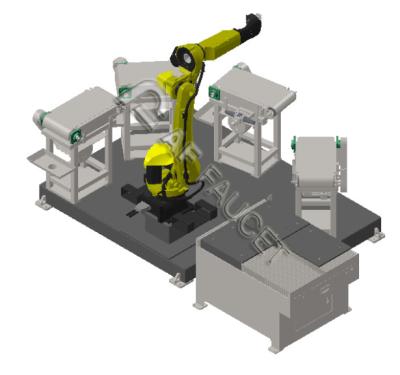 China RTAF-FG04- Máquina de rectificación plana robótica, sistema de rectificación plana automática CNC, equipo de rectificación automática. en venta