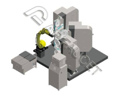 Chine Machine de polissage robotique de 150 mm facile à utiliser pour le matériel machine de polissage de métal industriel à vendre