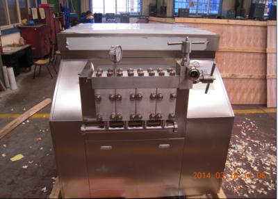 China Industrial High Speed milk homogenizer Machine 1500L/H 300 bar pressure for sale