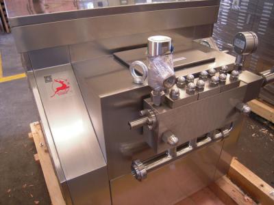 中国 耐久のアイス クリームのホモジェナイザー機械、超高圧ホモジェナイザー 販売のため