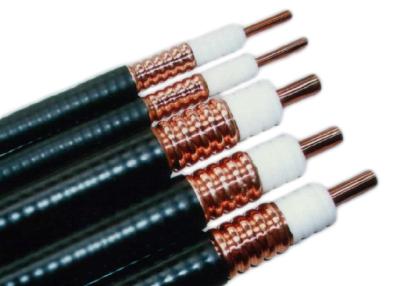 中国 PE のジャケットの滑らかな銅管 RF のき線ケーブルが付いている同軸ケーブル 7/8 インチの RF の 販売のため