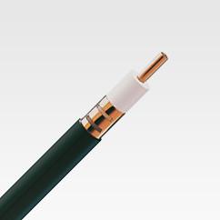 China Copper Tube Radiating Cable For Tunnels, Coupling 1-1/4 Inches  Leaky Feeder Cable With PE Jacket for sale