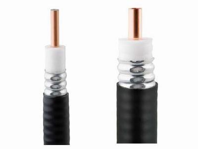 China Radiating Cable 1-5/8 Inches , Coupling Leaky Cable For Metro Stations  Wireless Alarming System for sale