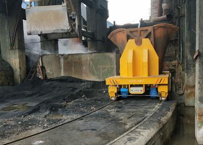 China 80t Bay To Bay Scrap Box Transfer Cart On Rails For Steel Ladle Handling for sale