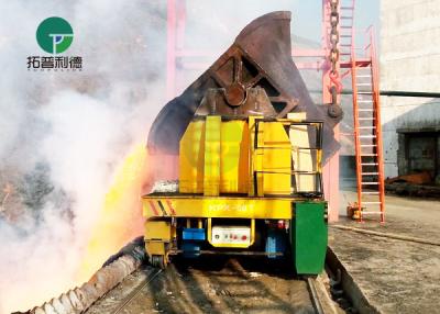 China Battery Driven Steel Billet Hot Metal Slag Ladle Transport Wagon Ingot/Bottom Pour Transfer Cars for sale