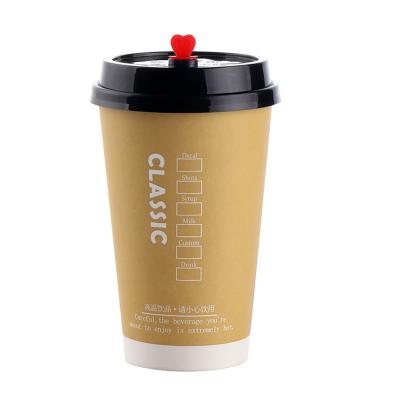 Cina Tazze di caffè da asporto di carta per imballaggio alimentare usa e getta per bevande calde per tè al latte 24 once in vendita