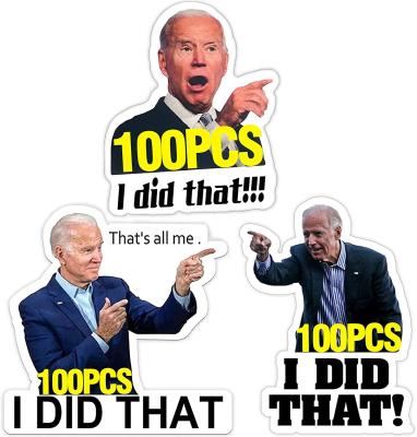 China I Did That Biden Custom Reflective Stickers For Motorcycle Car for sale