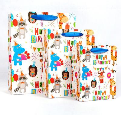 Cina Confezione regalo di compleanno in cartone per animali da bambino, 150 g/mq in vendita