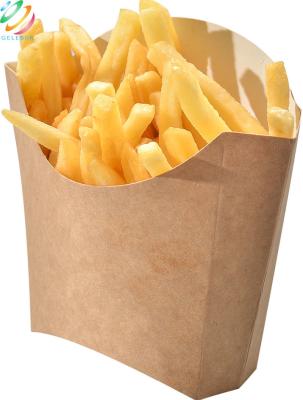 Cina Imballaggio alimentare usa e getta impermeabile Scatola di patatine fritte antiolio in vendita