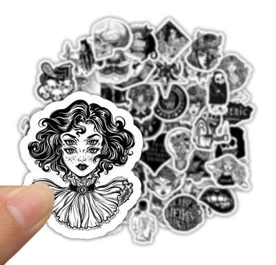 China Sexy Women Devil Horror Graffiti Kiss Cut Stickers Printing 4cm-8cm for sale