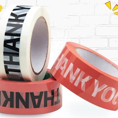 China OEM Bopp Pink Danke Lebensmittelverpackungs-Aufkleberband zum Verschließen von Kartons zu verkaufen
