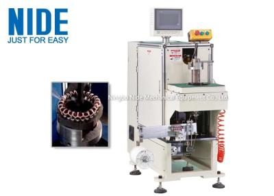 China NIDE stator coil lacing machine with CNC control design and HIM program for sale
