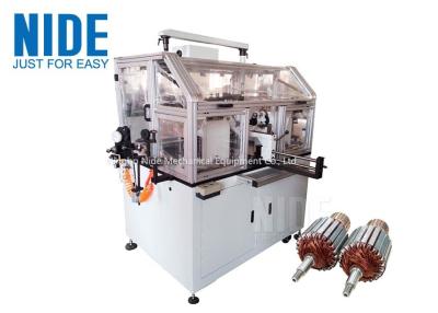 China Semi-Auto Small Rotor Armature Wire Coil Winding Machine Low Noise for slot motor wire winding for sale