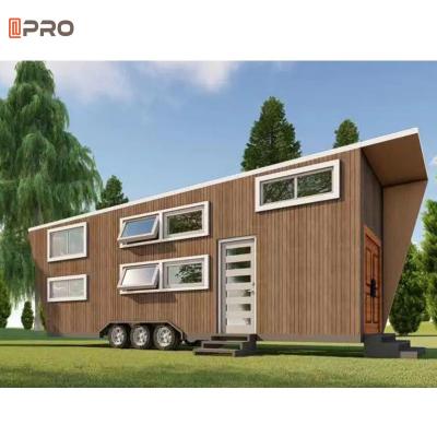 Chine Conteneur modulaire préfabriqué minuscule moderne de remorque de Chambre de caravanes résidentielles à vendre