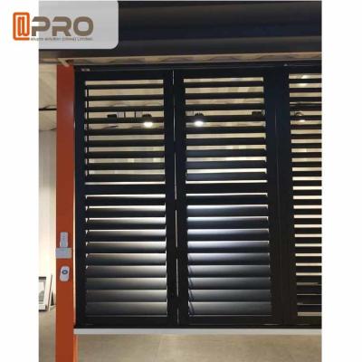 China Outdoor Adjustable Louvers Window , Modern Design Louvered Bifold Shutters for sale