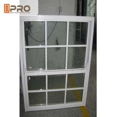 China Aluminum Frame Double Glazed Sash Windows For Residential And Commercial for sale