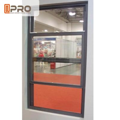 China Windproof Aluminum Sash Windows For Bathroom Environmental Durable Design for sale