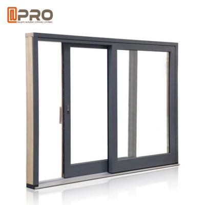 China Anti Aging Aluminium Sliding Patio Doors For Interior House Customized Color price aluminum sliding window for sale