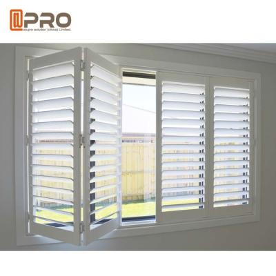 China Adjust Light Aluminum Horizontal Louver Window With 10 Years Warranty for sale