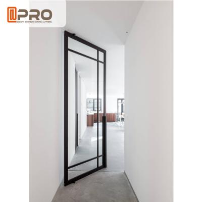 China Do centro residencial das portas/Front Pivot Entrance Doors de entrada do perfil de alumínio padrão porta do pivô da entrada da porta do pivô à venda