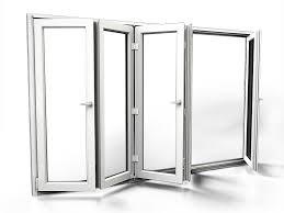 China Portas da janela da dobradura do acordeão/janela de dobramento de alumínio da dobradura do hardware da janela da dobradura do balcão da resistência da poeira da janela à venda