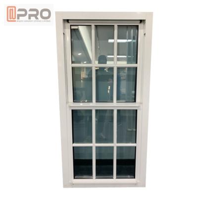 China Customized Soundproof Single Hung Window  / Villa Double Glazed Top Hung Window for sale