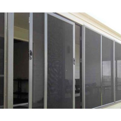 China Libres plisados enredan la puerta deslizante de la pantalla de aluminio de la mosca de 12m m en venta
