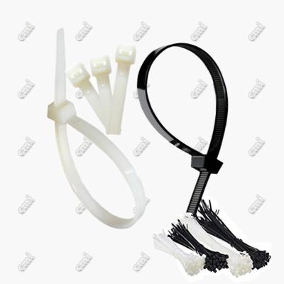 China TS16949 Vehicle Spare Parts 12 Inch Cable Zip Ties High Tensile Strength for sale