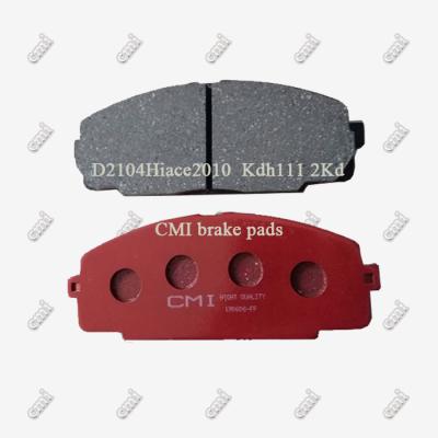 China 04465-26020 substituição das pastilhas dos freios do disco para D2104 Hiace2010 Kdh111 2Kd à venda