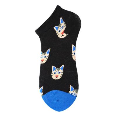 China Wholesale Custom OEM Cartoon Dress Ankle 100 Cotton Man Happy Socks for sale
