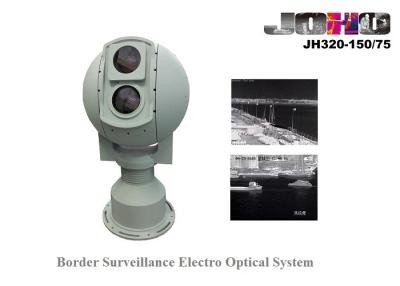China Uncooled VOx FPA Coastal Surveillance Intelligent Electro Optical Tracking System With Dual - sensor Design for sale