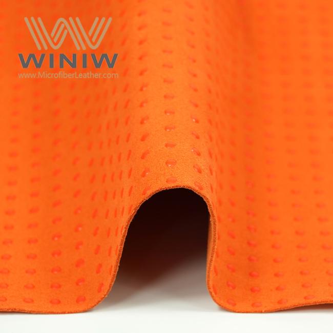 dot plastic suede leather for gloves