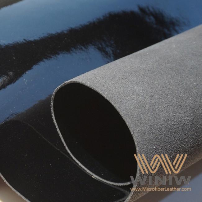 0.8mm Microfiber Leather Base PU Coated Abrasion Resistant for Bags Vegan Lather