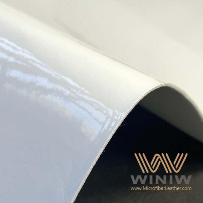 WINIW Tight Fiber White Synthetic Microfiber Leather For Football
